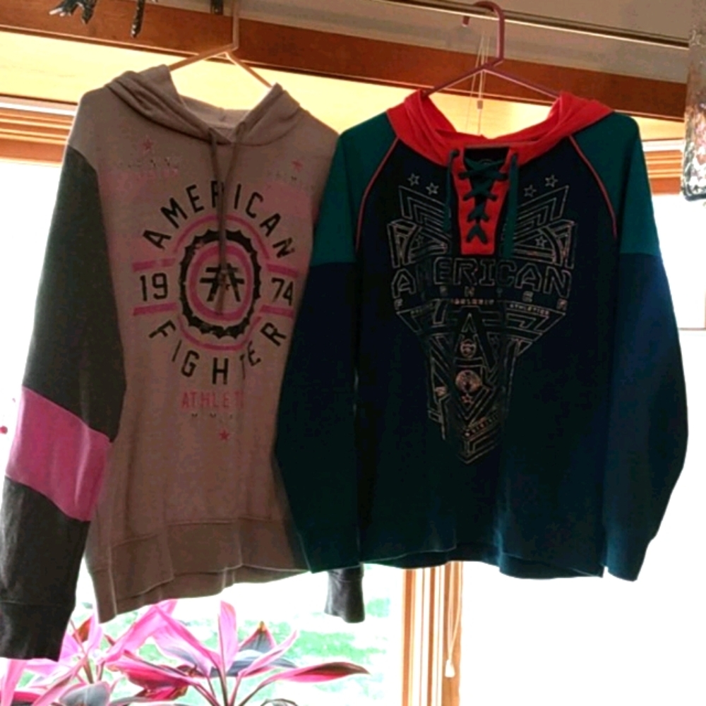 2 american fighter hoodies
